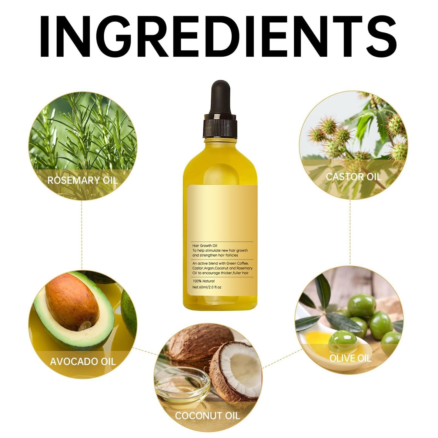 Veganic Natural Hair Growth Oil