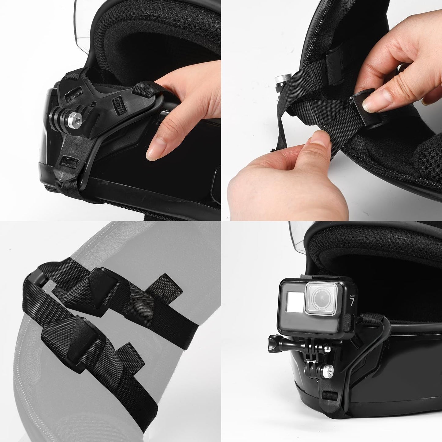 Motorcycle Helmet Chin Strap Mount