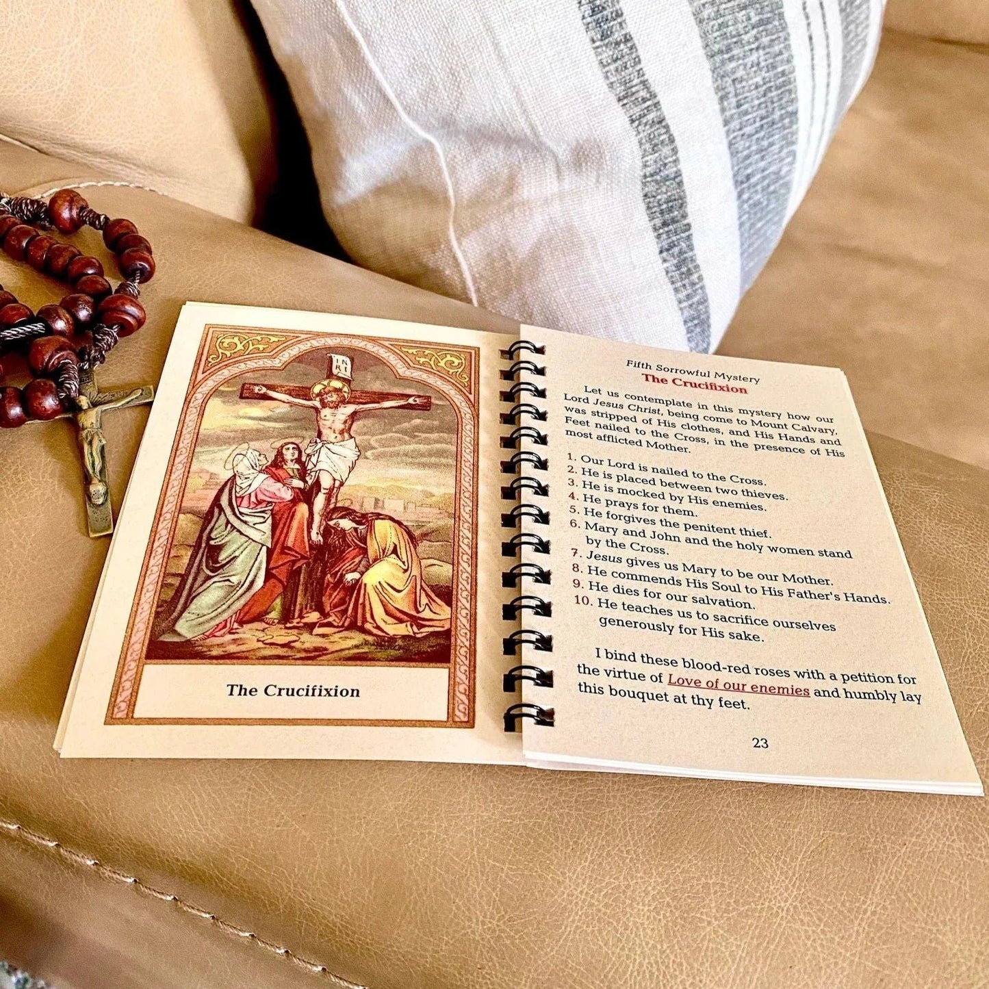 🙏POCKET-SIZE Rosary Meditation Book