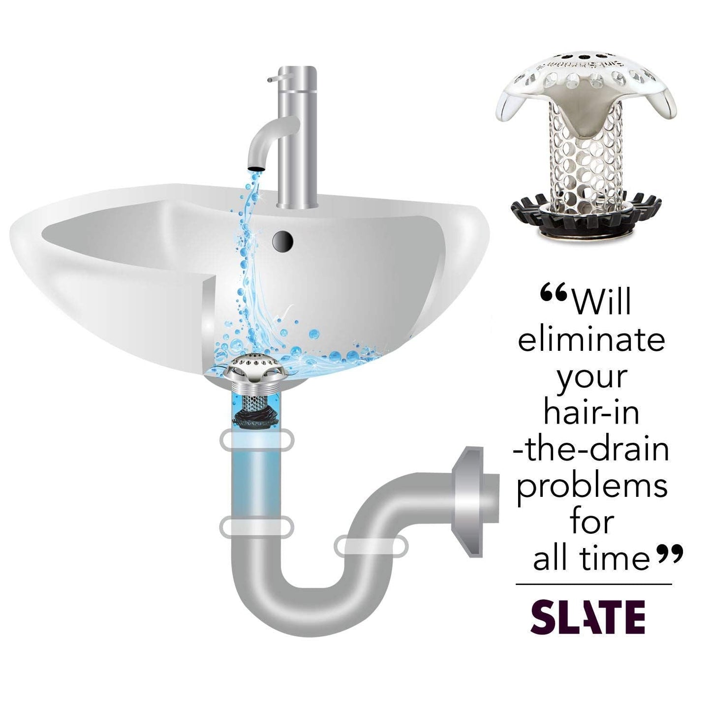 Ultra Revolutionary Bathroom Sink Drain Protector