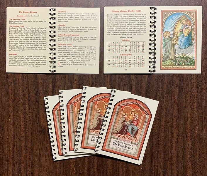 🙏POCKET-SIZE Rosary Meditation Book