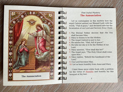 🙏POCKET-SIZE Rosary Meditation Book