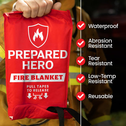 Emergency Fiberglass Fire Suppression Blanket for Kitchen