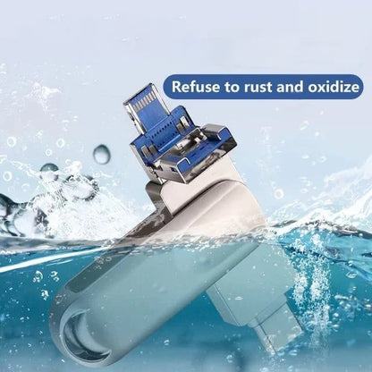 Multifunctional Large-capacity four-in-one mobile phone expansion flash drive