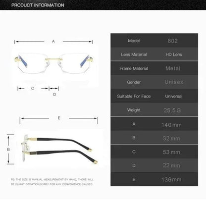 New Sapphire High Hardness Anti-blue Reading Glasses