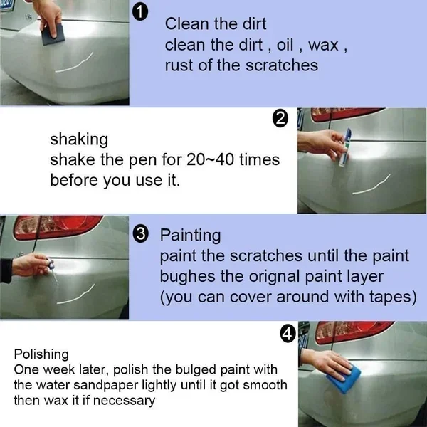 Scratch Repair Pen For Car & Motorcycle & Boat