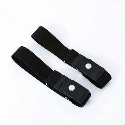 2pcs No Buckle Elastic Belt