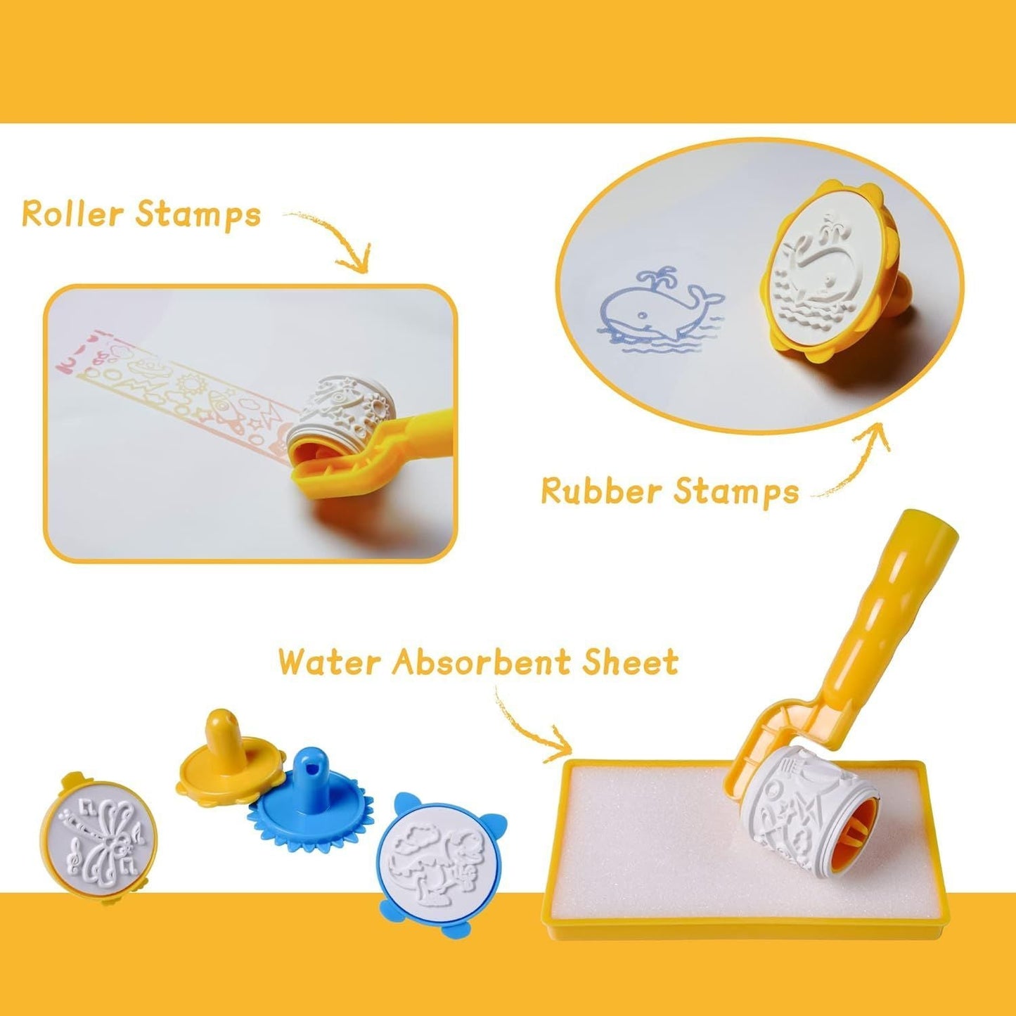 🎁Water Doodle Mat ,Aqua Painting Drawing Mat Mess Free Learning Toy Mat