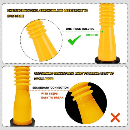 LAST DAY PROMOTION SAVE 49%🔥Upgraded Replacement Gas Can Spout with Flexible Nozzle, Fit for Most 1-10 Gal Can