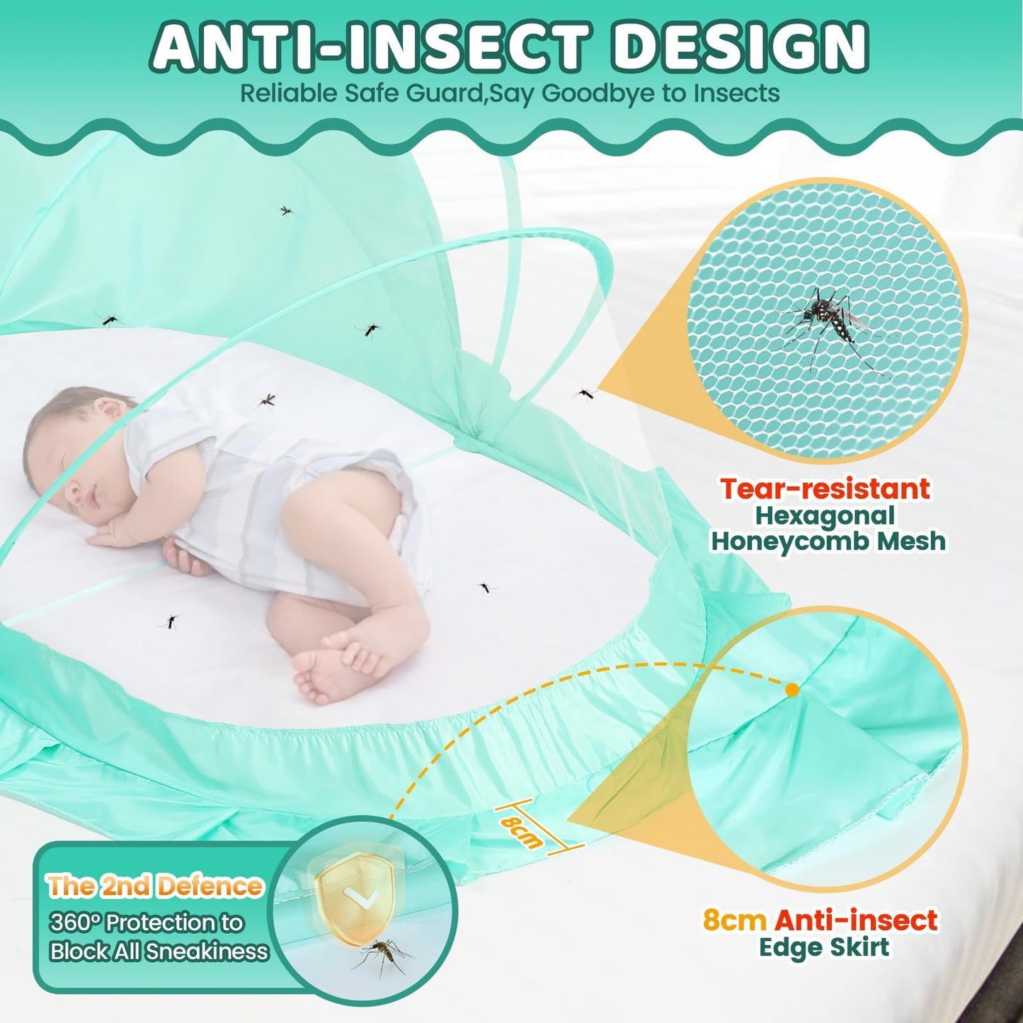 Folding Baby Mosquito Net | Limited Offer Upto 50% Off