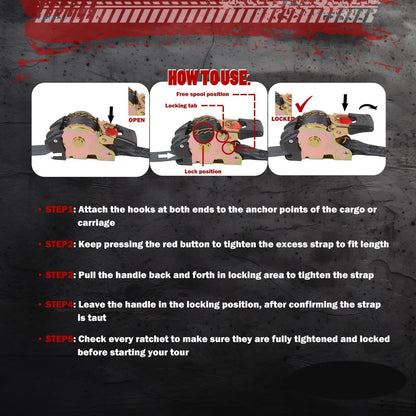 Retractable Ratchet Strap