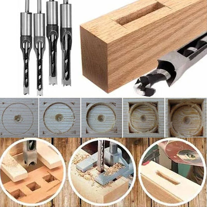 Woodworking Square Hole Drill Bits Kit