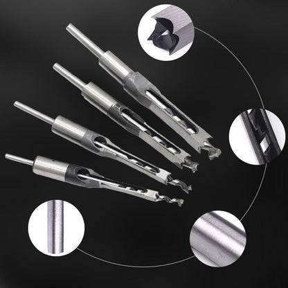 Woodworking Square Hole Drill Bits Kit