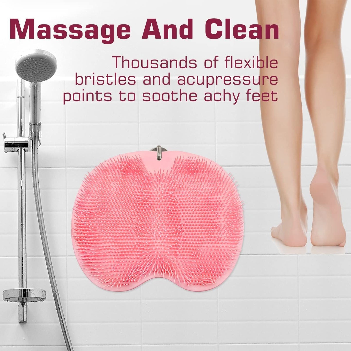 Suction Cup Shower Exfoliating Pad