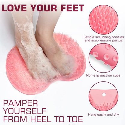Suction Cup Shower Exfoliating Pad