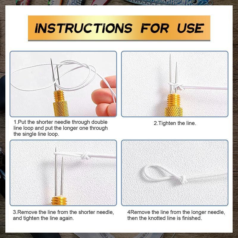 Fishing Line Knotter Hook Needle