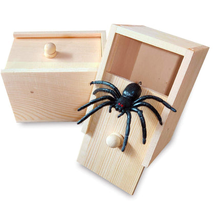 Rubber Spider Prank Surprise Box