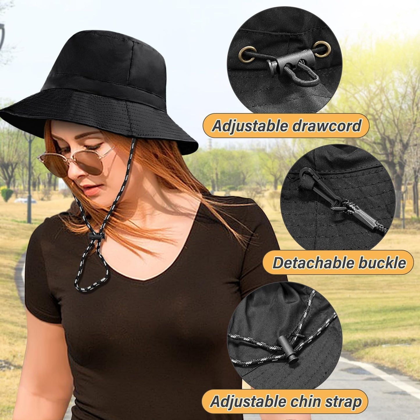 Foldable Waterproof Fast-Drying Bucket Hat