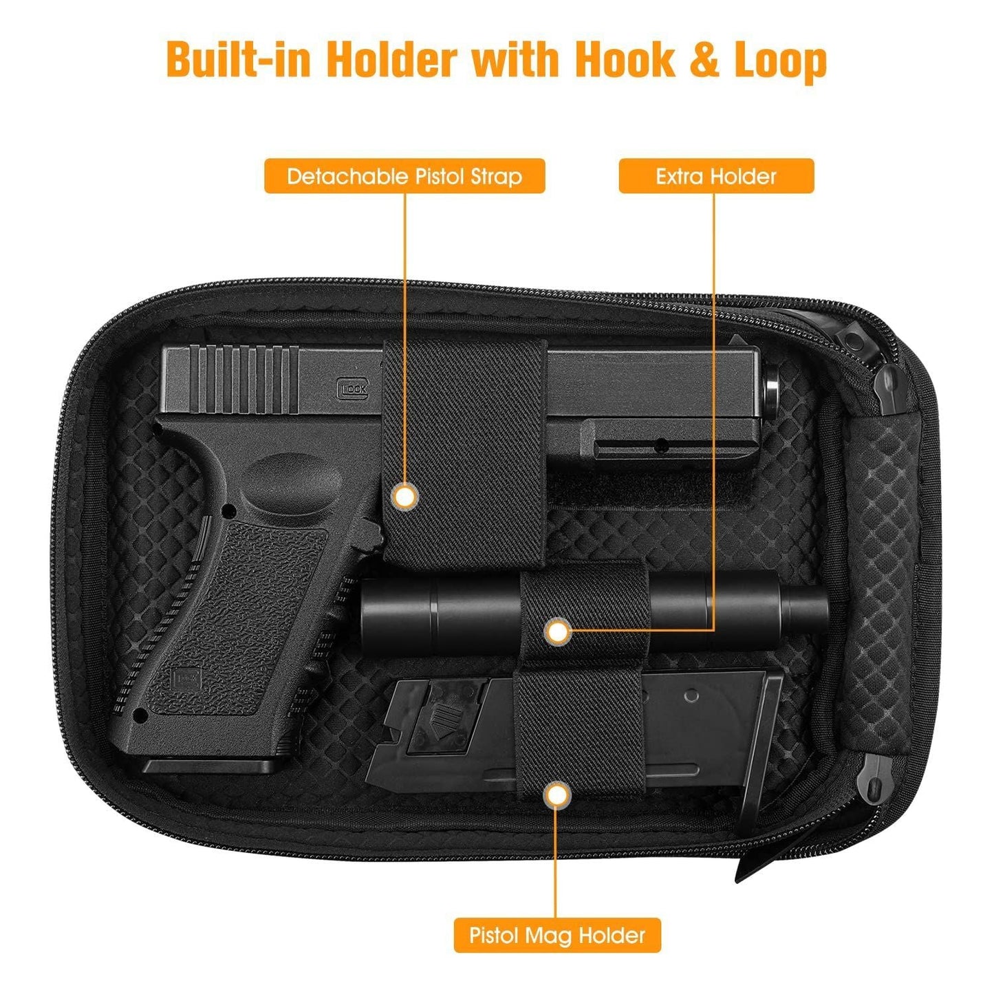 Concealed Carry Gun Pouch With Shoulder Strap