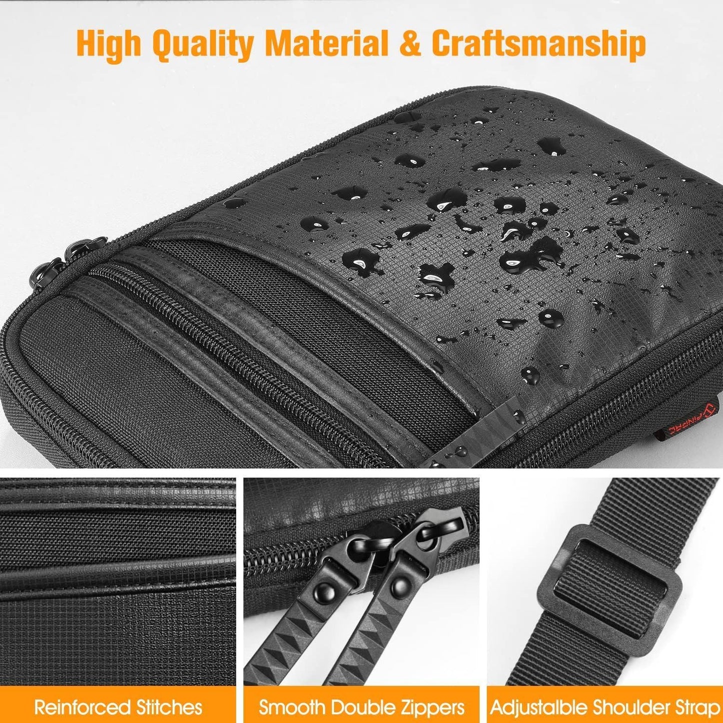 Concealed Carry Gun Pouch With Shoulder Strap