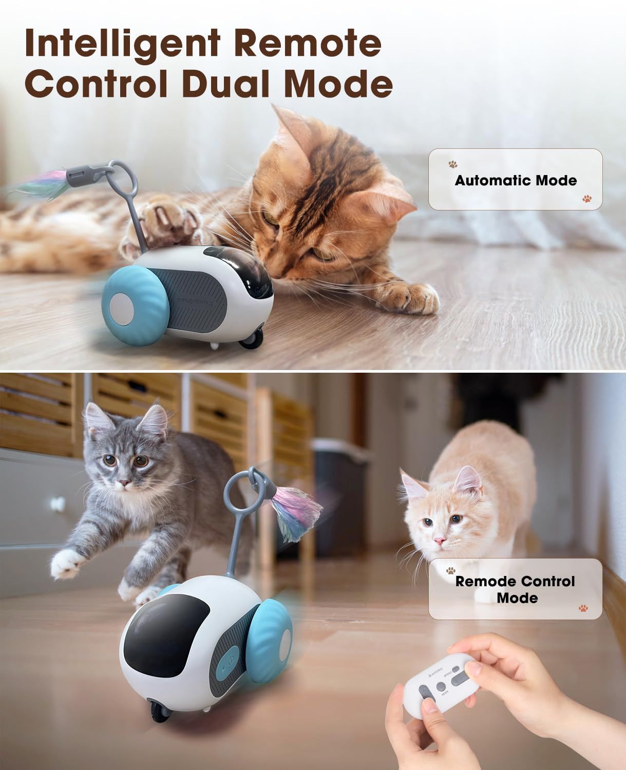 Remote Control Smart Interactive Cat Toy