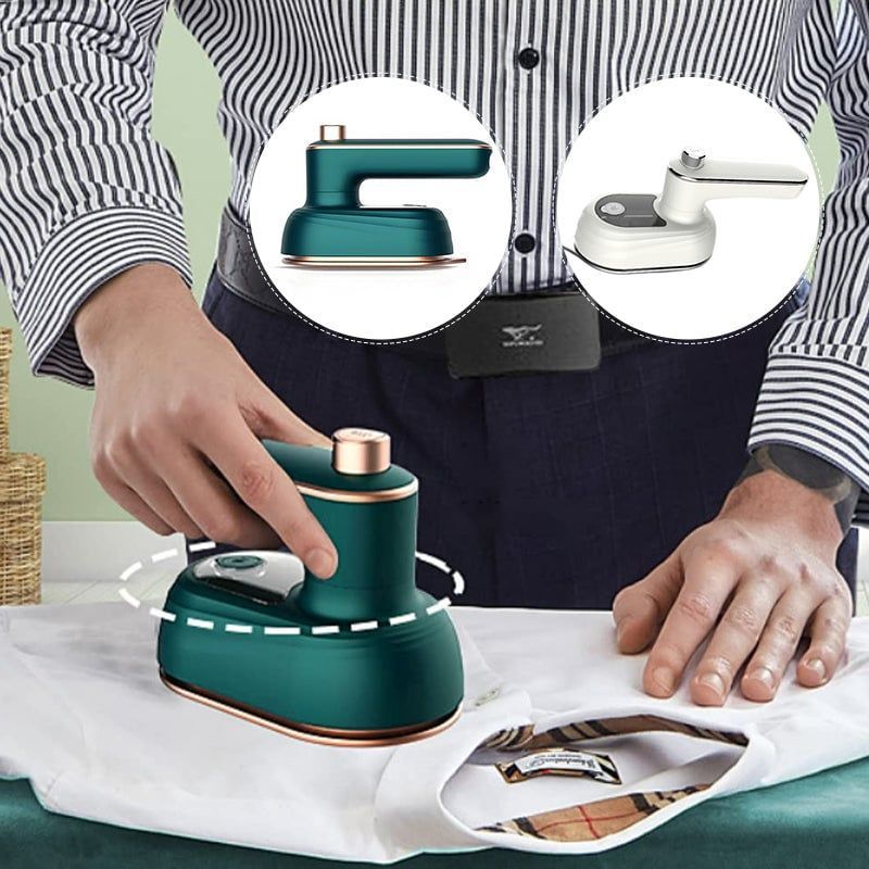💝Newly Upgraded Exterior💝Portable Handheld Garment Mini Electric Iron