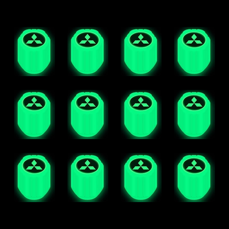 Fluorescent Tire Valve Stem Caps-12 PCS
