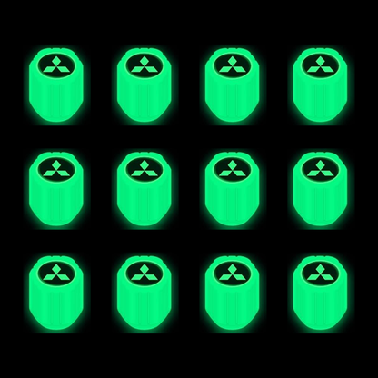Fluorescent Tire Valve Stem Caps-12 PCS