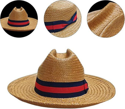 Handmade Straw Jazz Hat