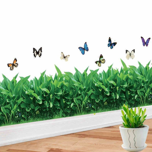 3d Green Grass Sticker