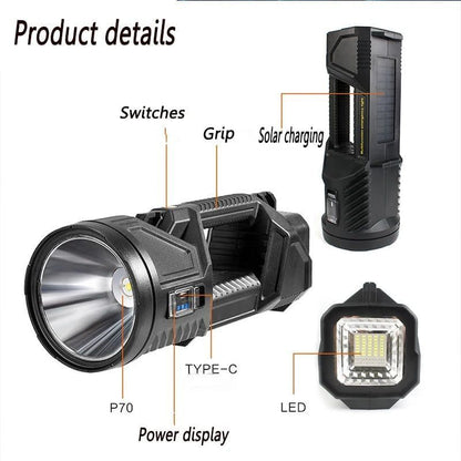 New German Waterproof Spot Lights Handheld Large searchlight
