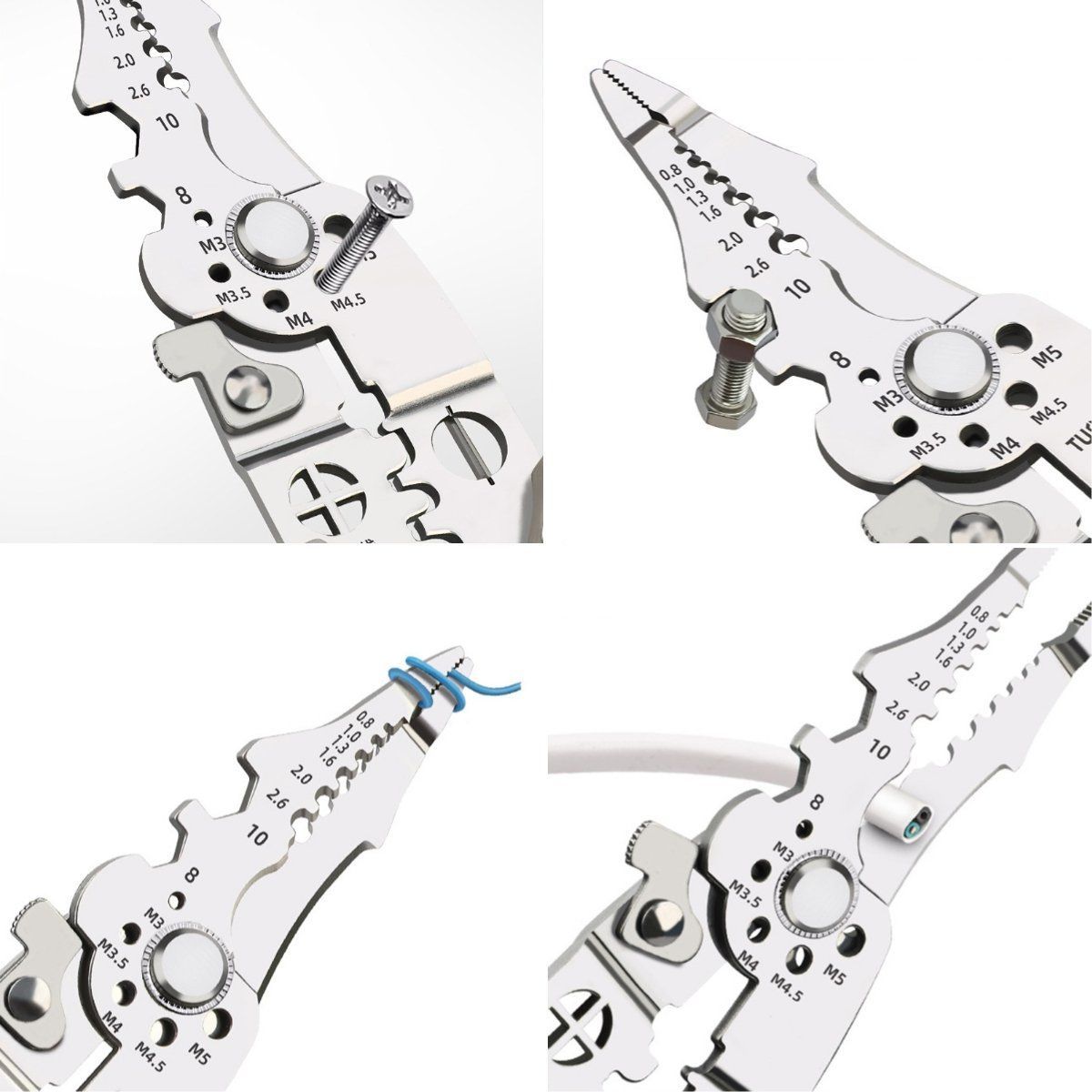 Practical Multi-function Wire Stripper Crimper