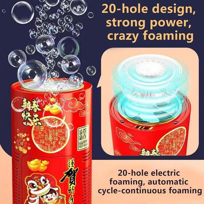Portable Firework Bubble Machine