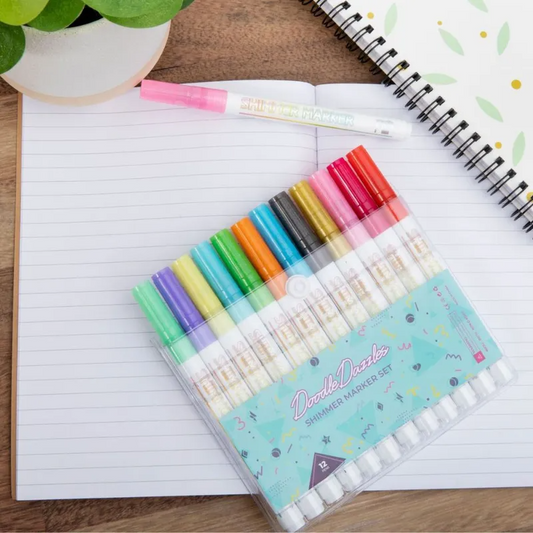 DoodleDazzles Shimmer Marker Set