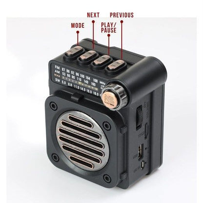 Retro Buddy – 3 Band Bluetooth Radio