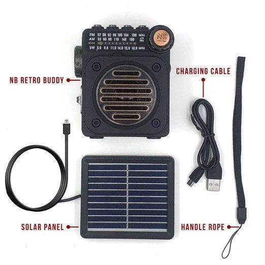 Retro Buddy – 3 Band Bluetooth Radio