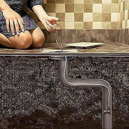 Hair Catching Drain Cleaner Wire ABS and Stainless Steel