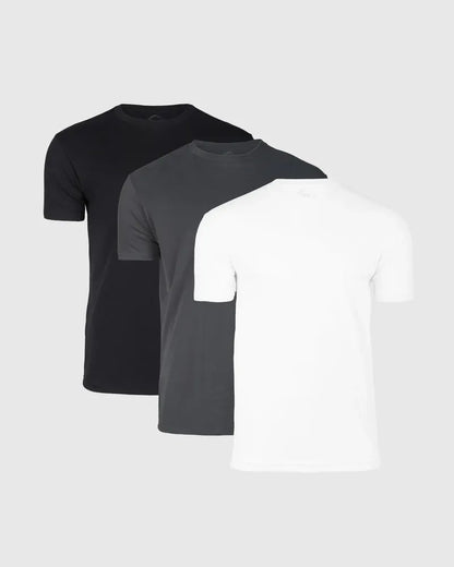 Look Stronger & Breathable & quick-drying classic short sleeve-3 PCS