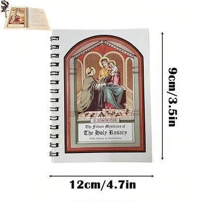 🙏POCKET-SIZE Rosary Meditation Book