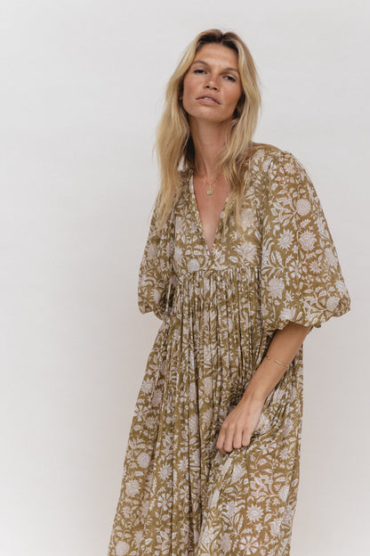 Loose Floral Dress