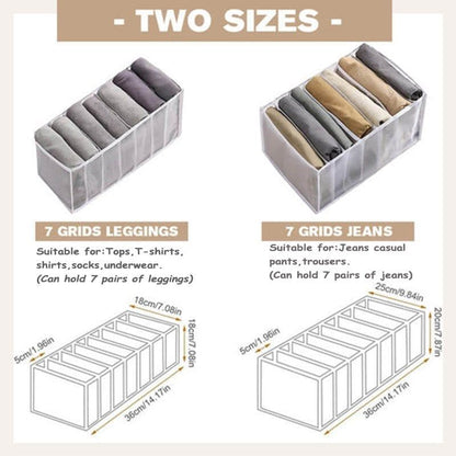 🔥Last Day 50% OFF🔥Wardrobe Clothes Organizer Set-2 PCS
