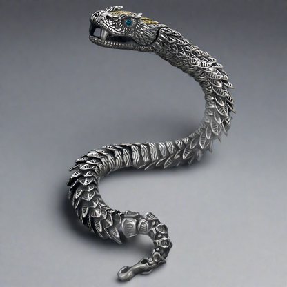 JÖRMUNGANDR - The World Serpent Bracelet | Handcrafted Viking Jewelry