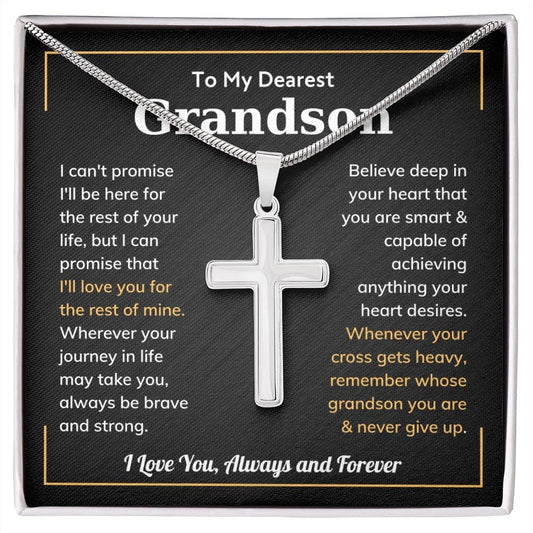 Cross Grandson Necklace From Grandma