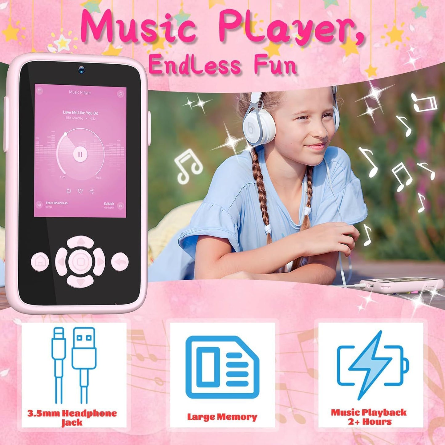 Kids Smartphone - Camera, Games, Music, Fun !!