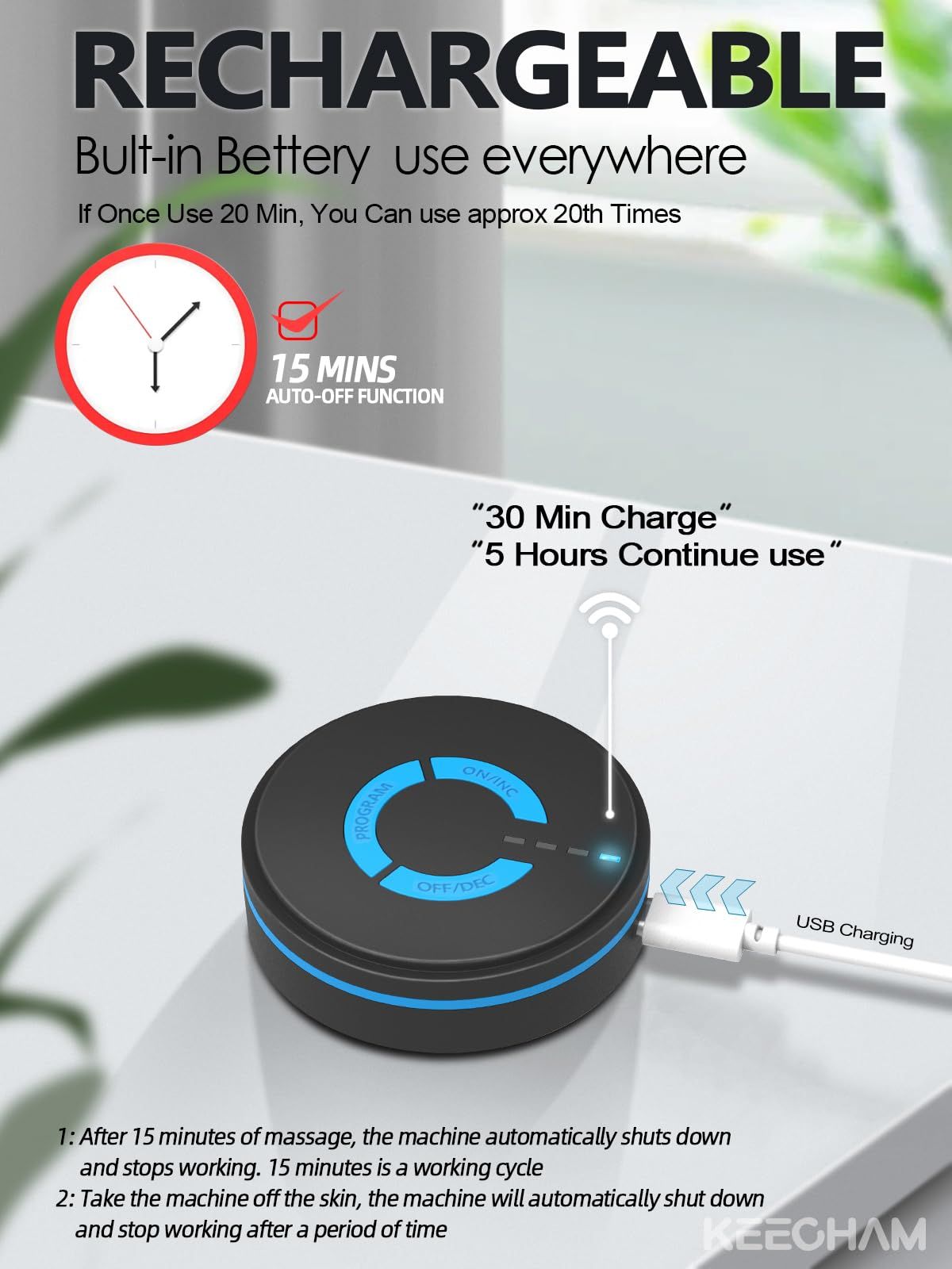 EMS Microcurrent Mini Massager Machine