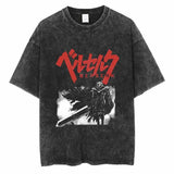 Animes Swordsman Vintage Oversized T Shirt